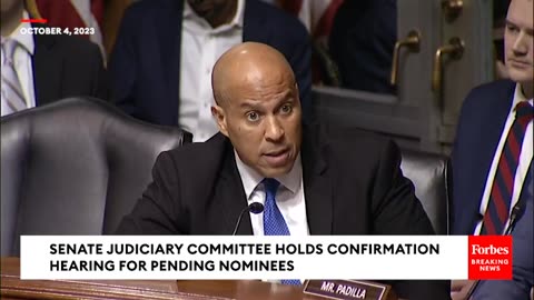 CORY BOOKER INVOKES READING JD VANCE AND TOM COTTON'S BOOKS TO DEFEND EMBATTLED JUDICIAL NOMINEE