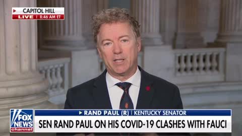 Rand Paul: "Dr. Fauci could be culpable for the entire pandemic."