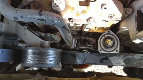 7.3 Powerstroke Leaking Thermostat Housing Fix - Sinister Diesel