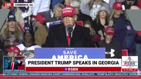 President Trump Full Speech From Commerce, GA 3/26/22