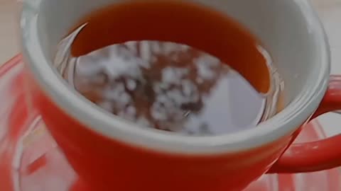 Enjoy a cup of hot jasmine tea at the cafe