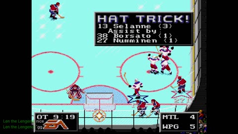 NHL '94 Classic Gens Spring 2024 Game 36 - Len the Lengend (MON) at jer_33 (WIN)