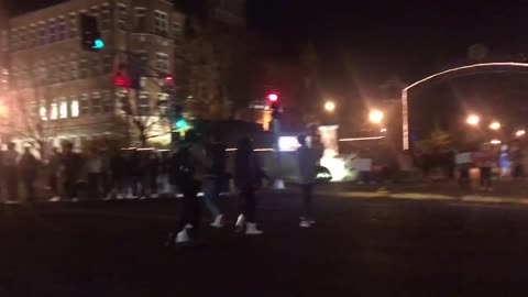 Protestors Block the Intersection Outside of Matt Walsh’s Lecture in St. Louis