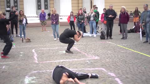 Veranstaltung 4 -Tanz Performance - 09.05.20 Darmstadt, Querdenken 615, Wir für das Grundgesetz