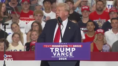 WATCH: Trump speaks to supporters at campaign rally in St. Cloud, Minnesota