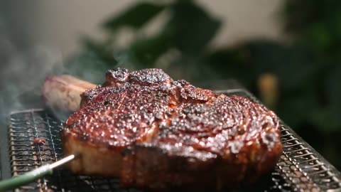 🥩 How to cook the perfect Steak on Hibachi Grill 🥩