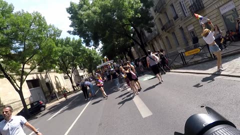 Bordeaux France Gay LGBTQIA+ Pride 2018 GoPro 1