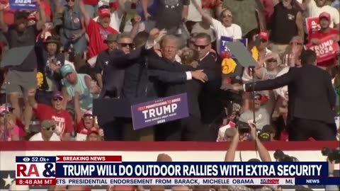 Trump outdoor rallies continue with added US Secret Service protection, he says | LiveNOW from FOX