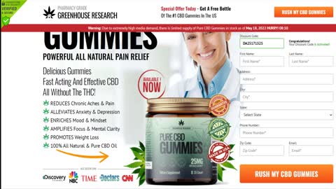 ReMove YOur Pain With Greenhouse CBD Gummies