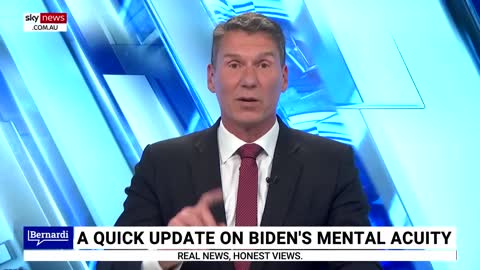 Australian news anchor LETS LOOSE on Biden's mental acuity: "Lord, help us"