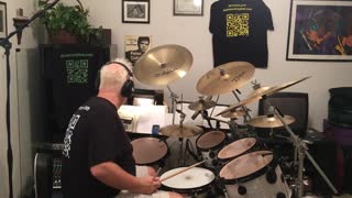 Double Bass Drum Triplets in 5/4, Back beat on “2” & "4”.