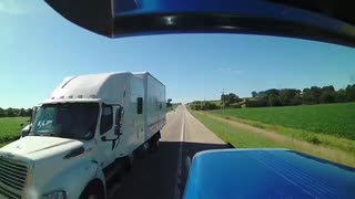 Squeezing Three Trucks into Two Lanes