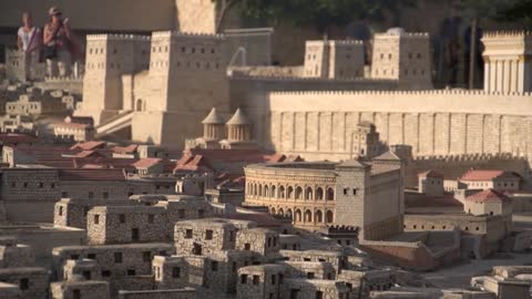 Visite en Israël - La maquette de Jérusalem