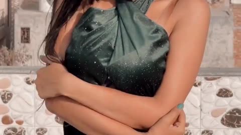 Hot girl dance new dress