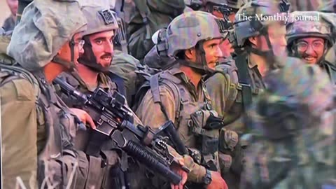 IDF Troops Gather at Gaza