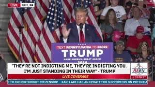 FULL SPEECH: President Donald J. Trump Make America Great Again Rally in Erie, PA 7/29/23