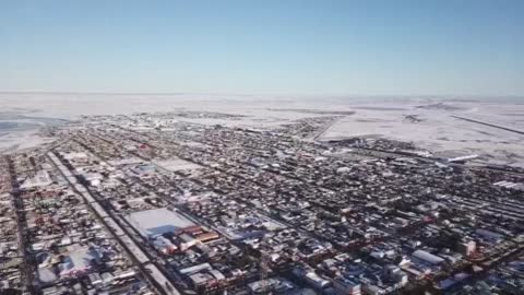 Una ola de frío polar congela la Patagonia argentina con temperaturas de -16°