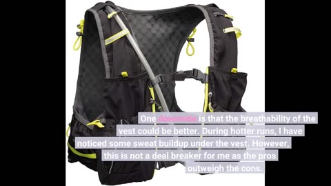 Customer Comments: Nathan Men’s Hydration PackRunning Vest – VaporAir 7L Capacity with 2.0 L W...