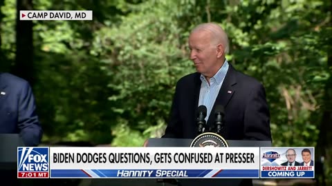 Biden's smirk to the press at Camp David 'tells you everything': Tammy Bruce