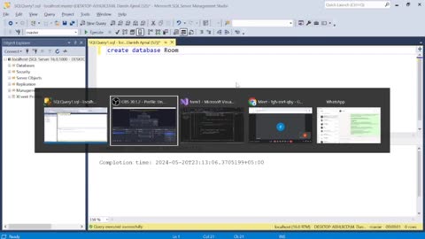 Make database and table in SQL server and use it in C#language