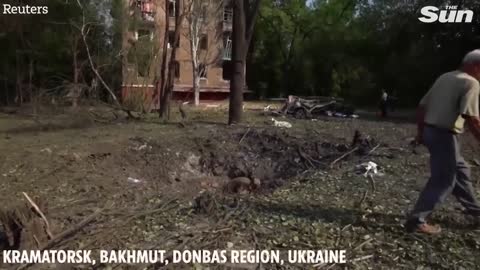 Russian forces brutally shell towns in eastern Ukraine's Donbas region