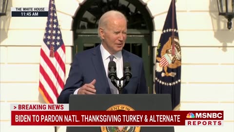 Biden Stumbles, Confuses Taylor Swift with Britney Spears at the Thanksgiving Turkey Pardon Event