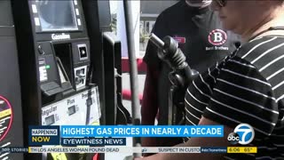 Gas Prices Under Biden Are Highest In Decade