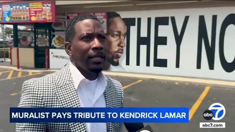 'Not Like Us' mural at iconic Compton's Tam's Burgers No. 21 honors Kendrick Lamar