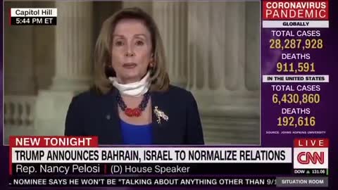 Pelosi Blasts Mid-East Peace as 'Distraction'