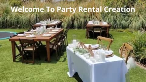 Party Rental Creation | Farm Table Rental in Calabasas, CA