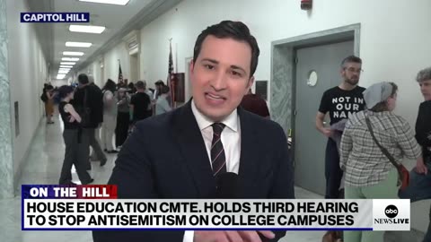 House Education Committee holds hearing on antisemitism in college campuses ABC News