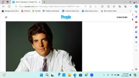 Has Anyone Got Any Evidence That JFK JR Did Not Die In the Plane Crash?