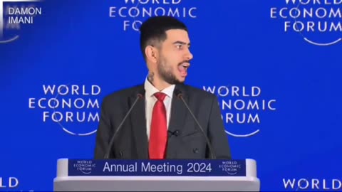 A freedom fighter tells the World Economic Forum to get lost