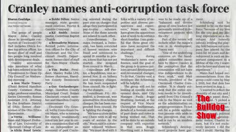 The Bulldog On The Absurdity of Mayor Cranley’s Anti Corruption Task Force