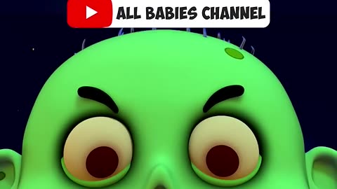 Johny Johny Yes Papa with Zombie Family #shorts #allbabieschannel