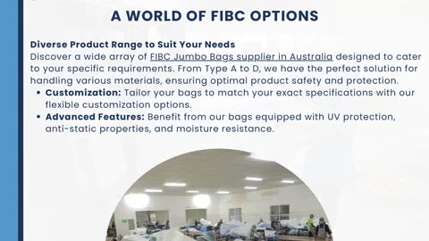 FIBC JUMBO BAG SUPPLIER IN AUSTRALIA