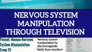 NERVOUS SYSTEM MANIPULATION THROUGH TELEVISION