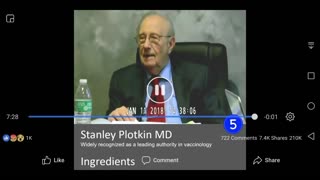 Dr Stanley Plotkin ("Godfather" of Vaccines") Under Oath Exposes Horrific Vaccine Ingredients