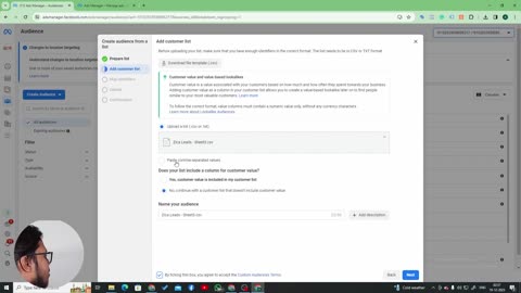 How to use Customer list (Offline Data) in Facebook Ads
