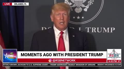 President Trump Addresses the Media About Russia at CPAC
