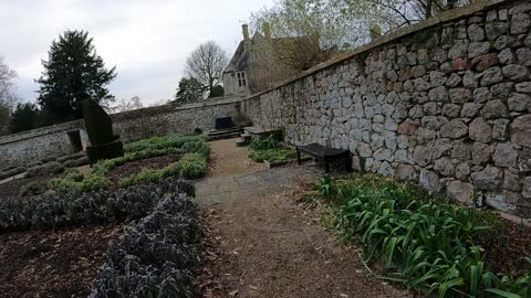 Garden in Avebury. Speedlapse GoPro