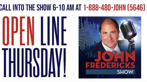 The John Fredericks Radio Show Guest Line-Up for Thursday Sept. 16,2021