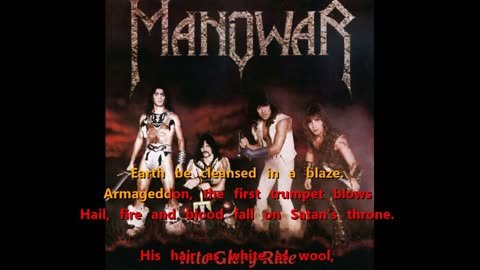 Manowar - Revelation (Death's Angel) [seven cities karaoke]