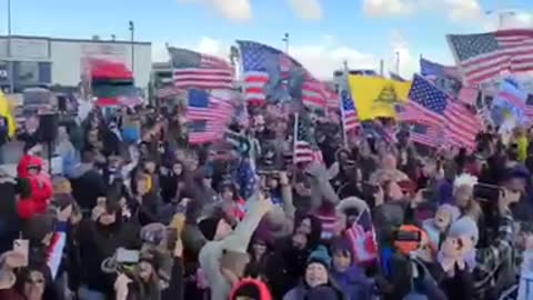 The People’s Convoy - Rally in California on Day 1 Feb 23