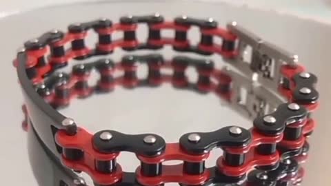Motorcycle chain bracelet for men