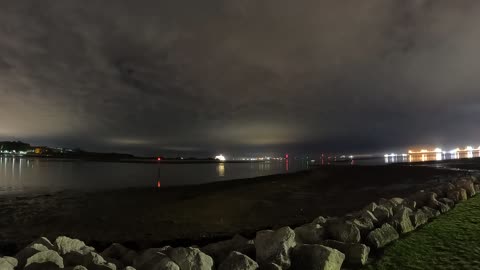 Go pro night lapse of a cruise liner on Bonfire night 2021