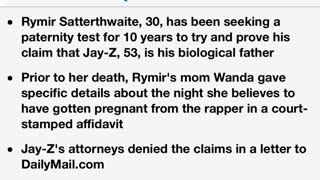 JAY Z AND BILL CLINTON ARE THE ONLY MEN IVE EVER SEEN DUCK A PATERNITY TEST