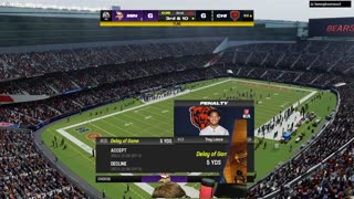 Madden 24 Franchise Player Game! Bears Vs. Vikings