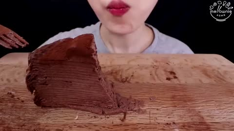 CHOCOLATE MARSHMALLOW KINDER RICE CAKE ICE CREAM SNACK /Asmr