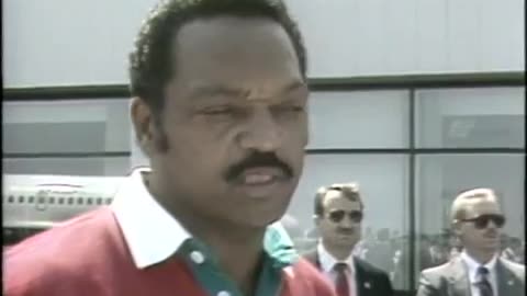 July 23, 1988 - Rev. Jesse Jackson Returns to Chicago from Democratic National Convention
